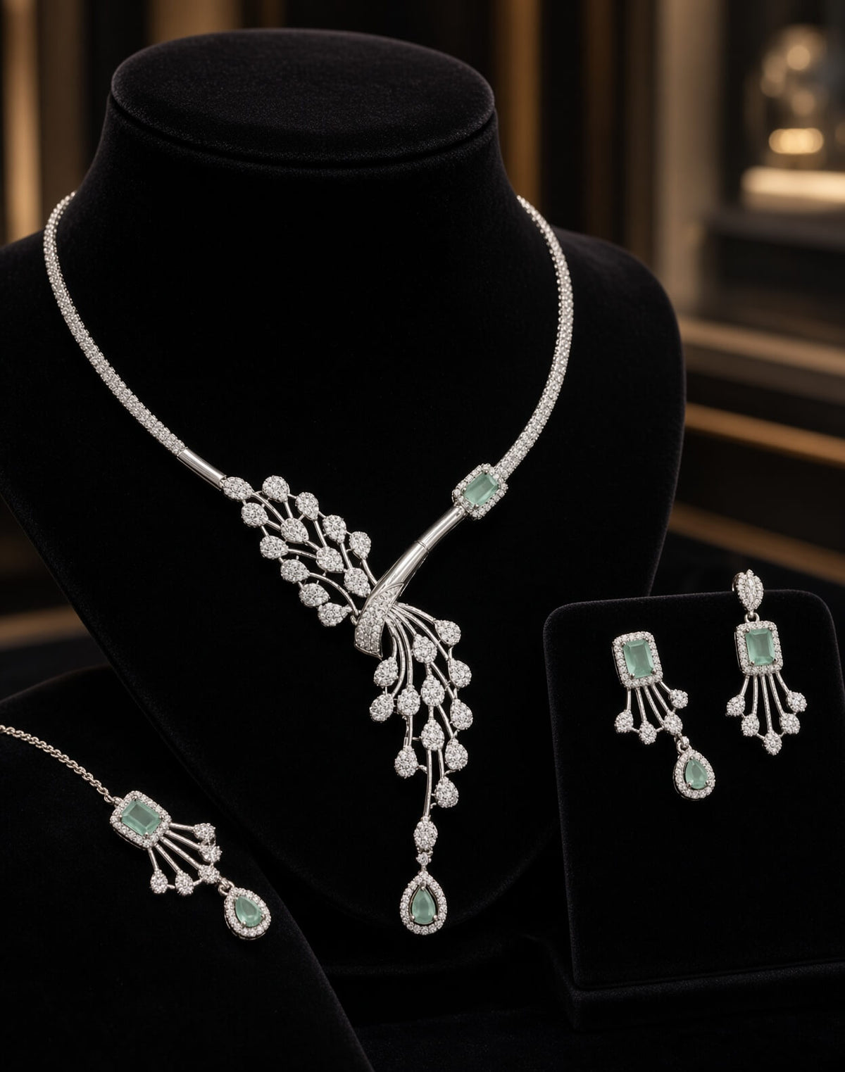 Peacock Jewelry Set