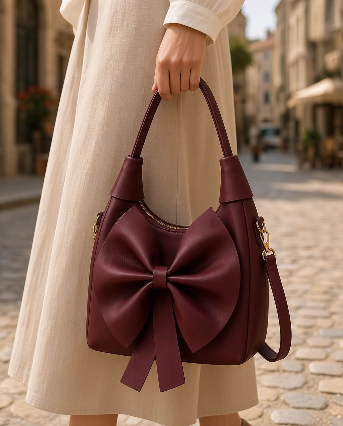 New Bow Style Cross Body Bag For Girls