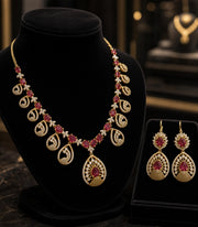 ✨ Emerald Peacock Jewelry Set