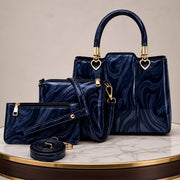 Dior Marbal Texture High Quality 3Pcs Shoulder Bag