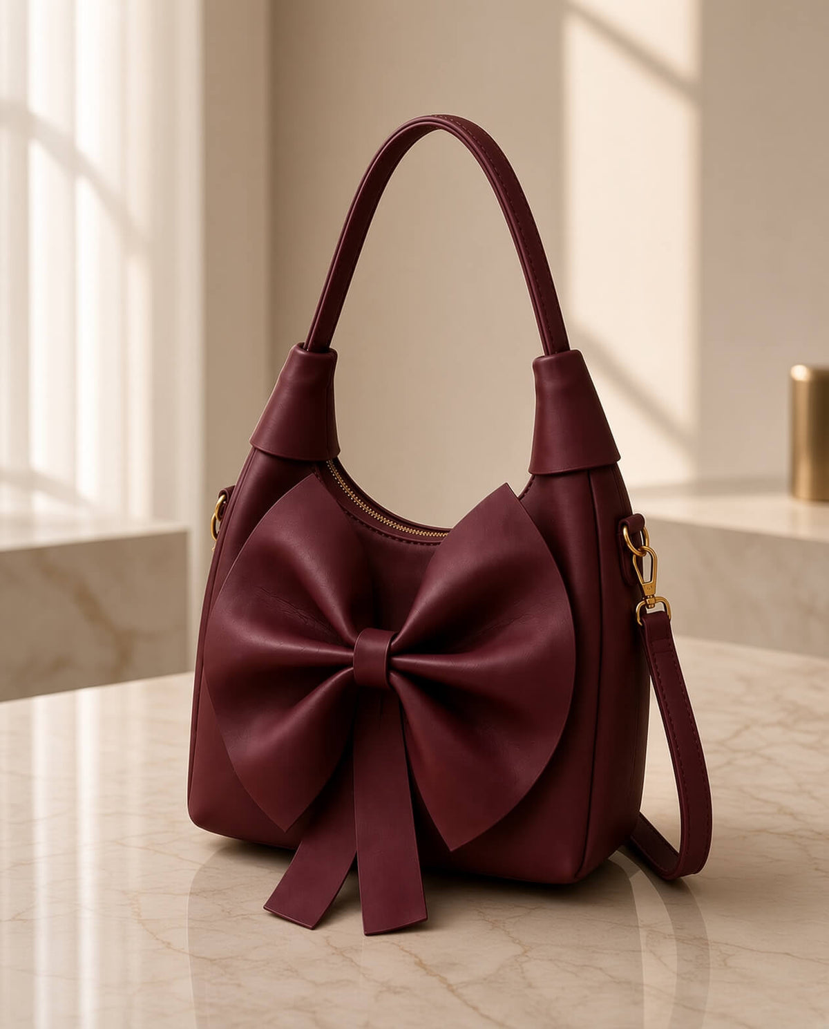New Bow Style Cross Body Bag For Girls