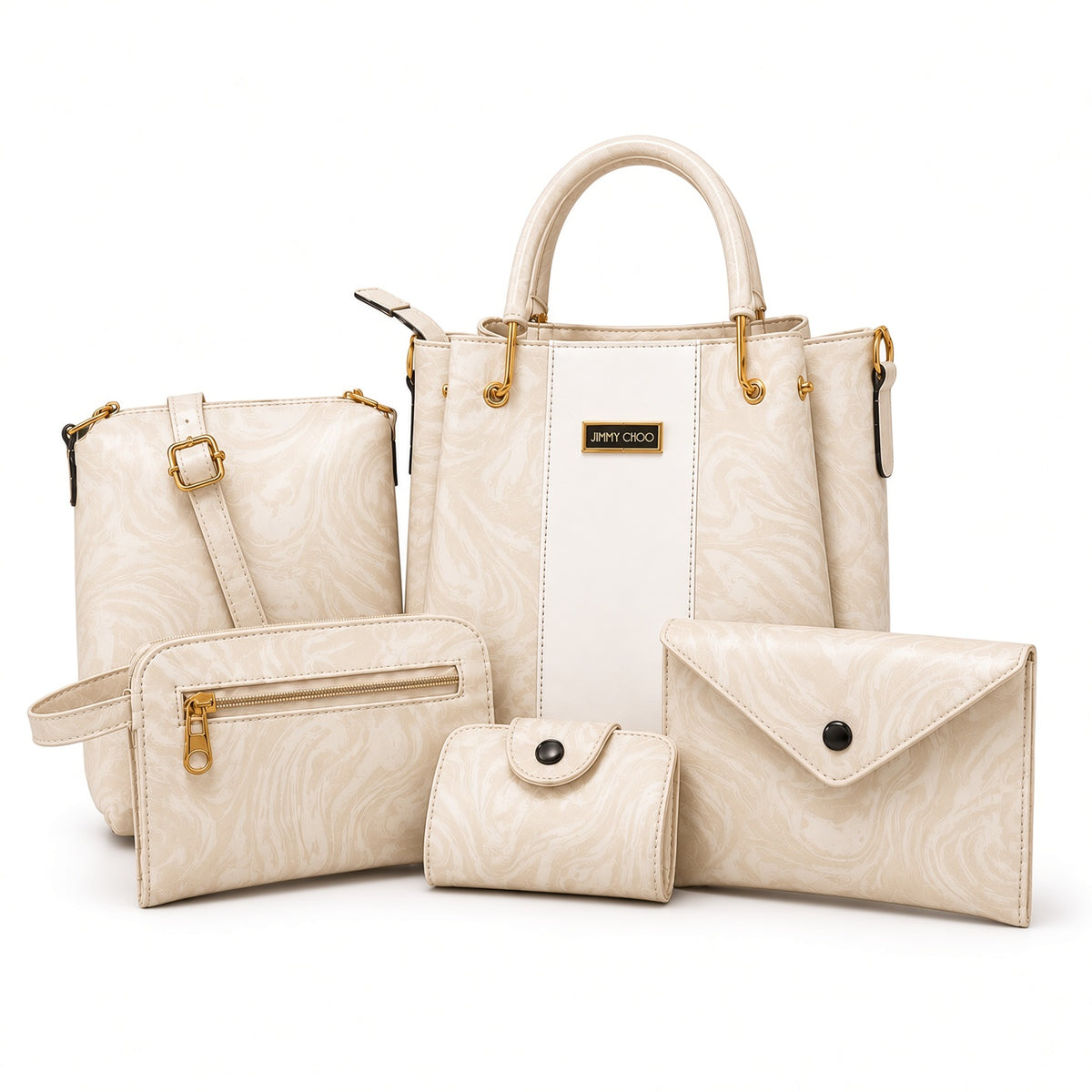Jimmy choo High Quality 5Pcs Shoulder Bag