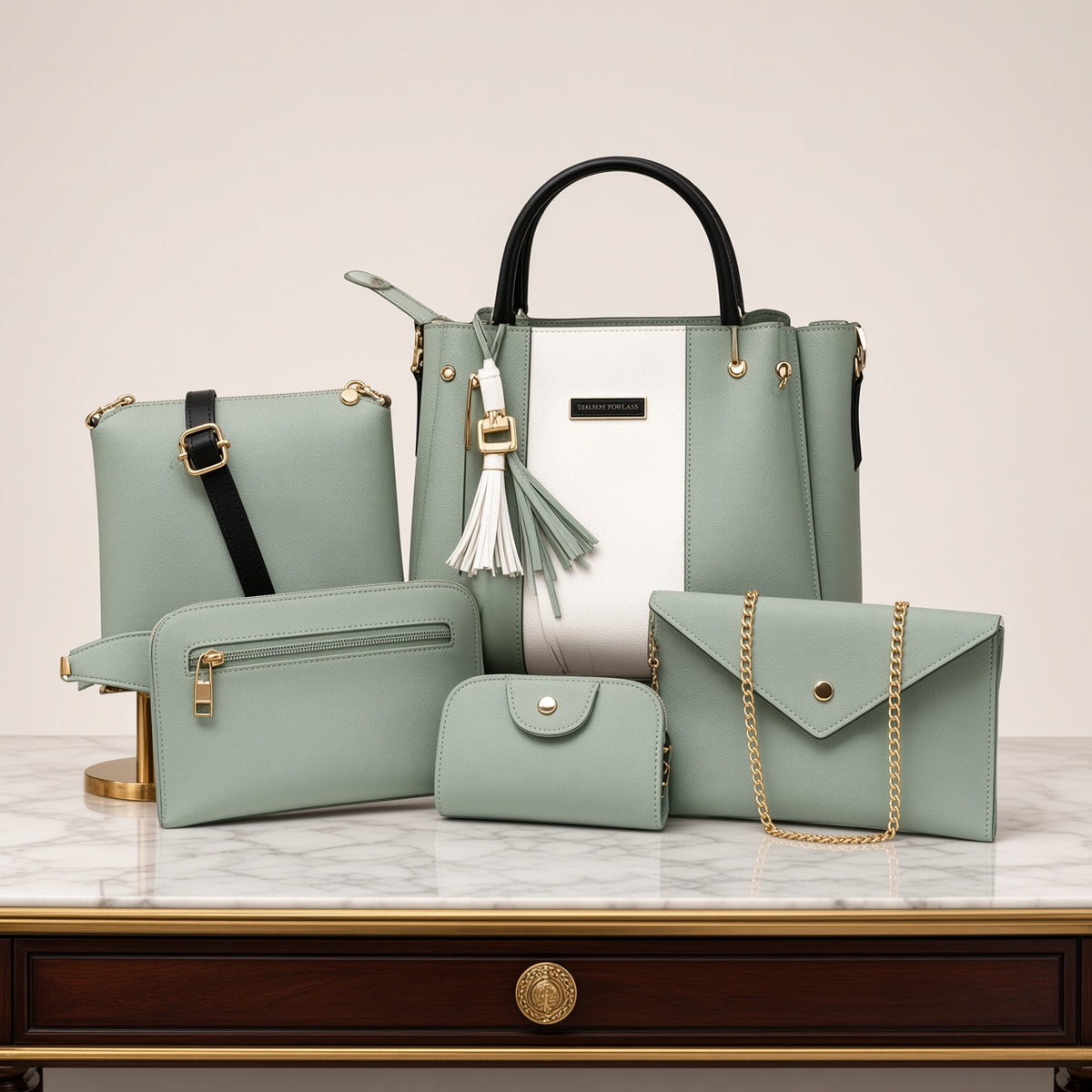 Jimmy choo High Quality 5Pcs Shoulder Bag