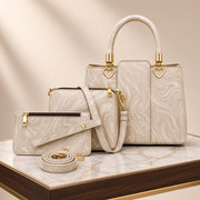 Dior Marbal Texture High Quality 3Pcs Shoulder Bag